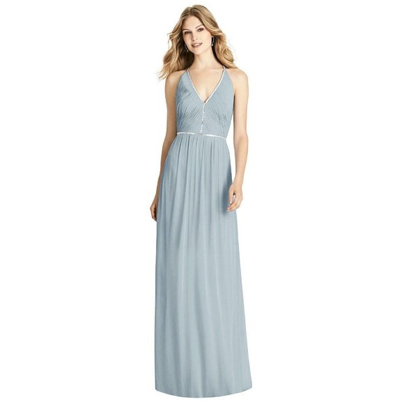 Jenny Packham Plus 18 Gown Jeweled-Trimmed Dress - Picture 1 of 11